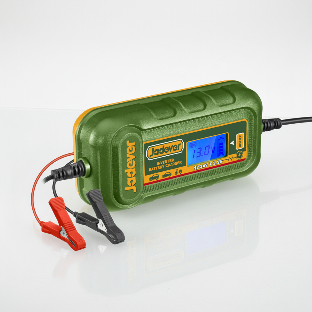 Jadever Inverter Battery Charger 12/24V — Clean Single Object