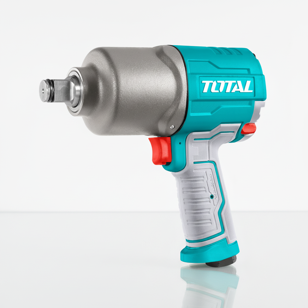 TOTAL Air Impact Wrench 3/4" 1355N.m — Clean Single Object