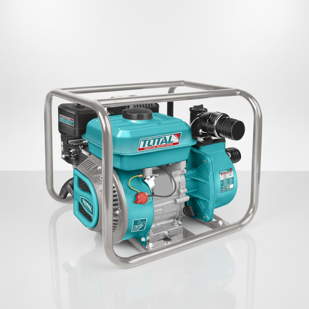 TOTAL Gasoline Water Pump 3" 7HP — Clean Single Object