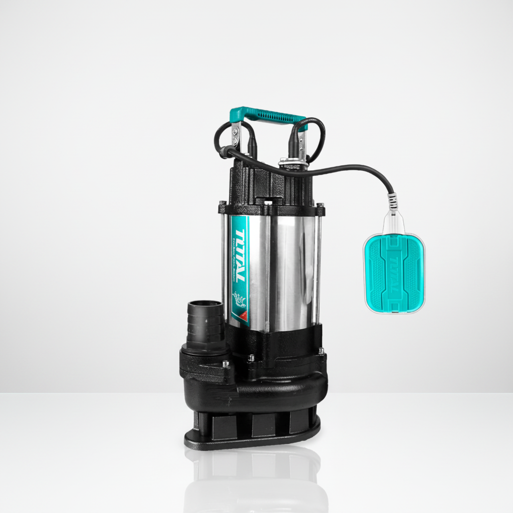 TOTAL Submersible Sewage Pump 1100W — Clean Single Object