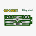 Metric Tap and Die Set 12pcs