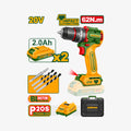 Brushless Cordless Impact Drill 20V 62Nm