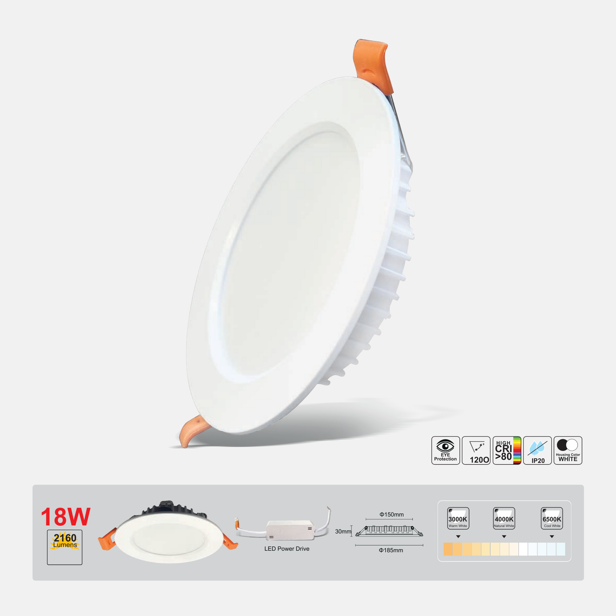 LED Downlight 18W