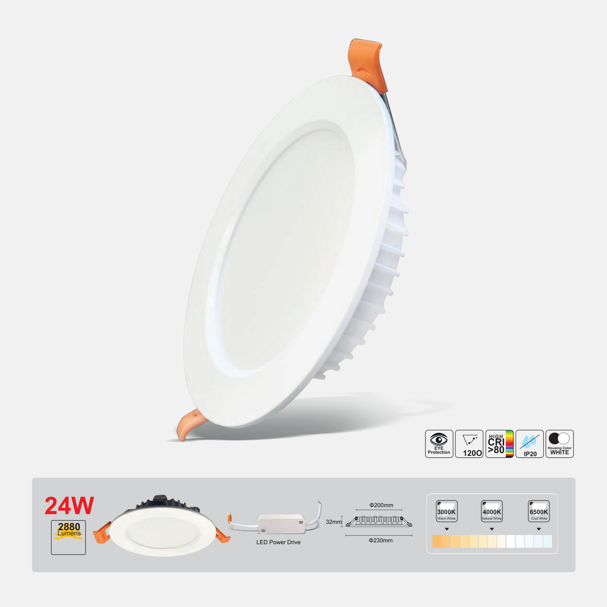LED Downlight 24W