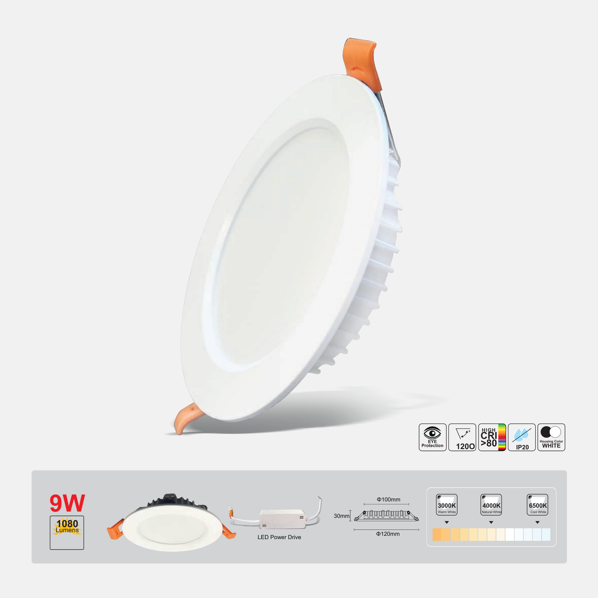 LED Downlight 9W