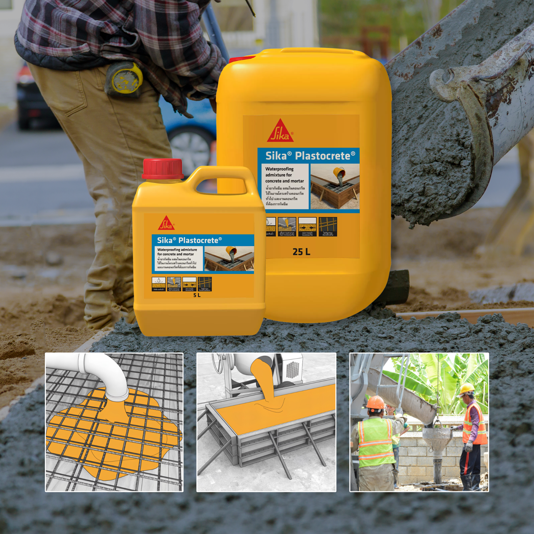 Sika® Plastocrete®