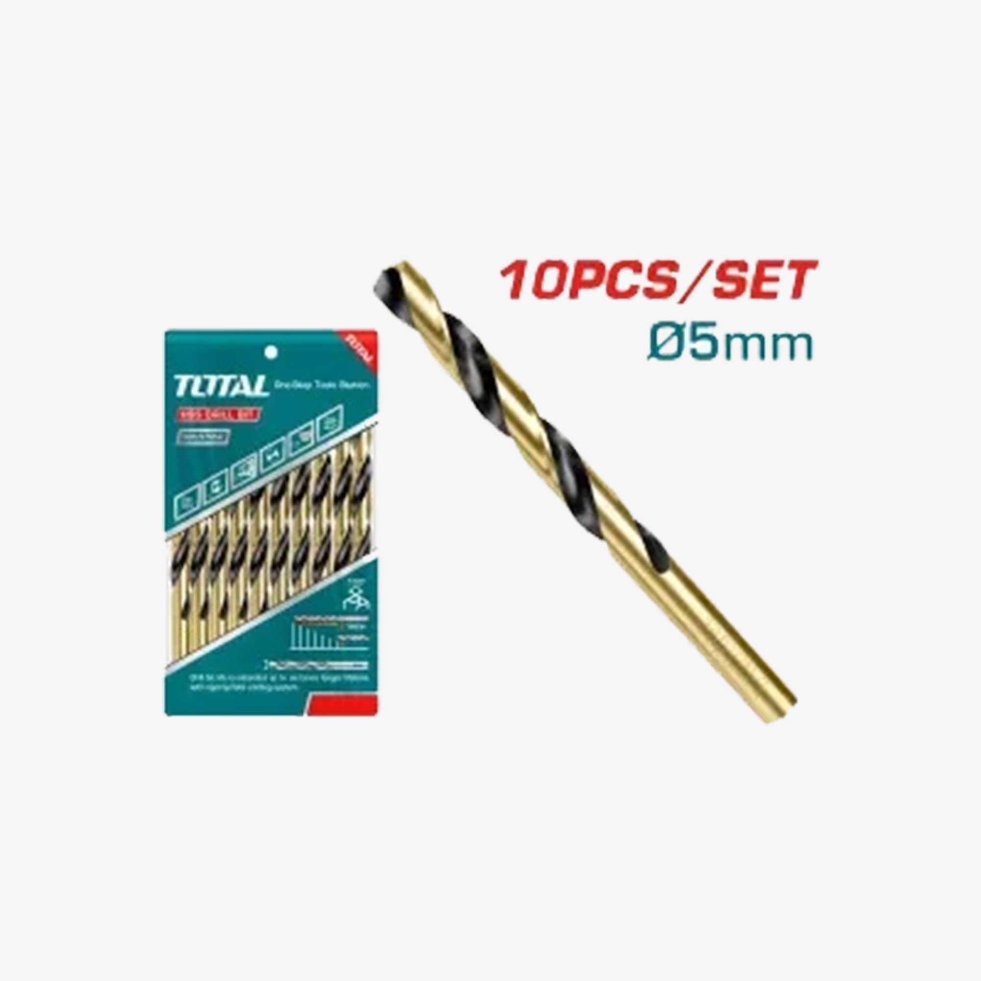 HSS Drill Bit DIN 338 10pcs