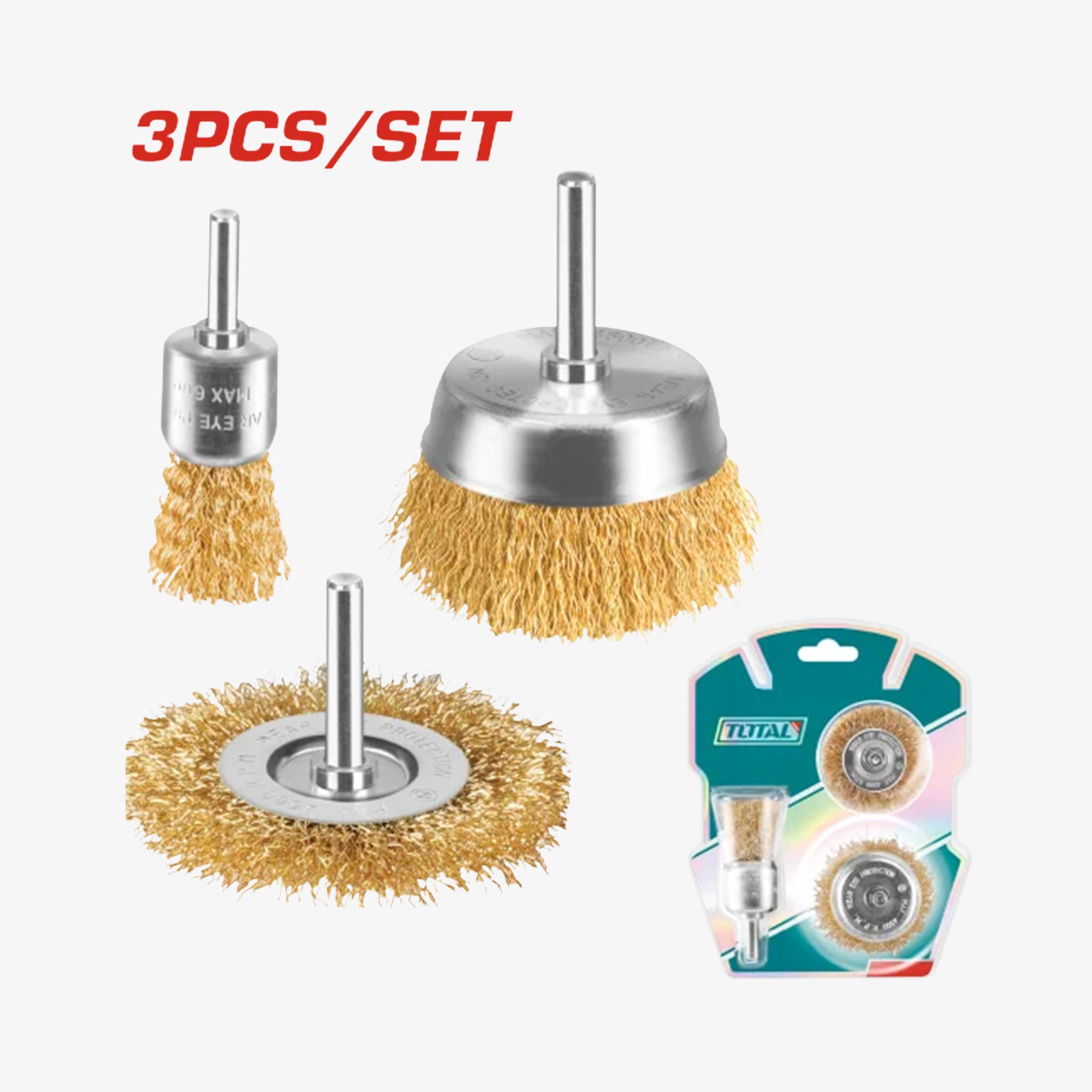 Wire Brush Set 3 Pcs