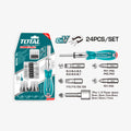 Ratchet Screwdriver Set 24 Pcs