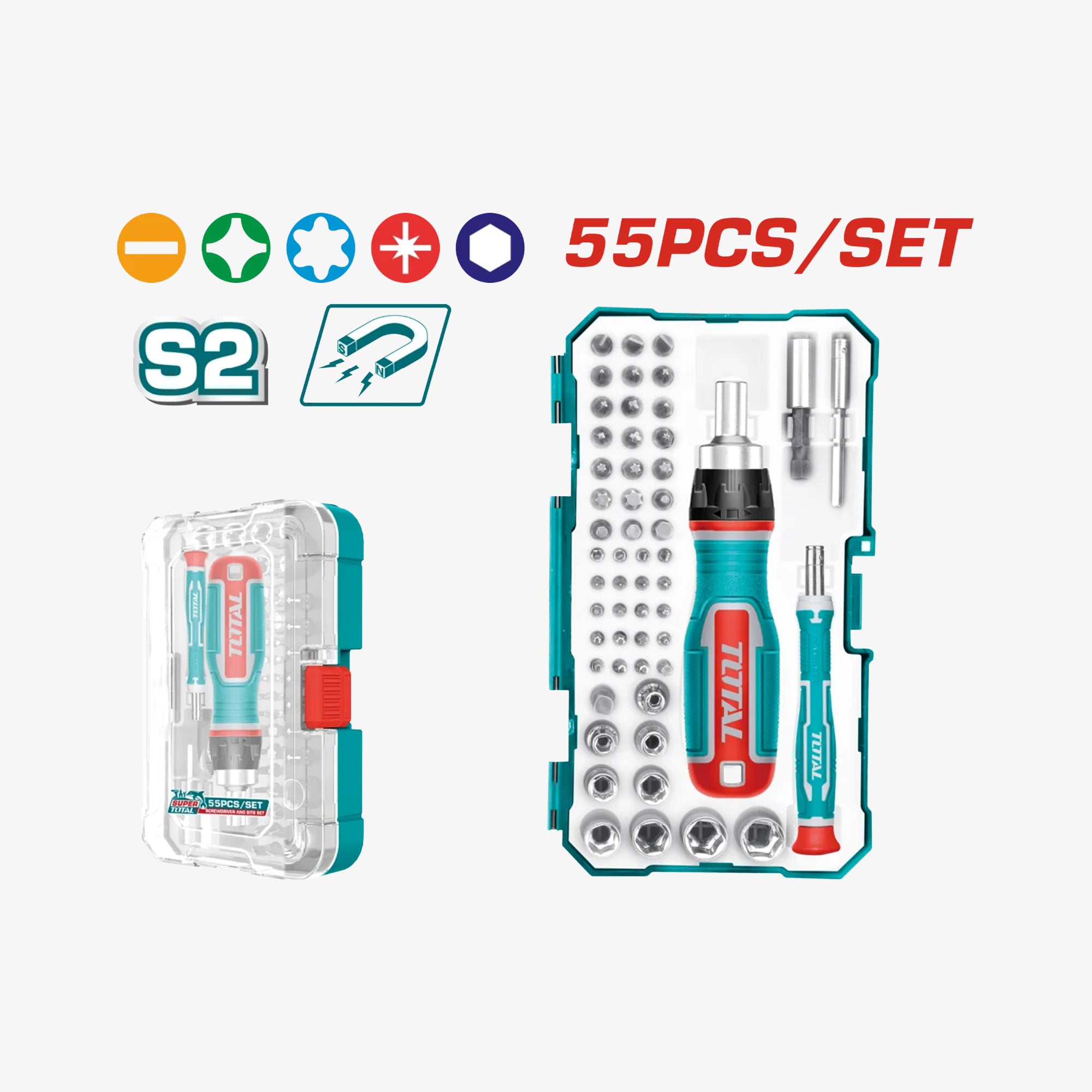 Screwdriver Bits Set 55 Pcs