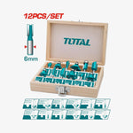 12 Pcs Router Bit Set