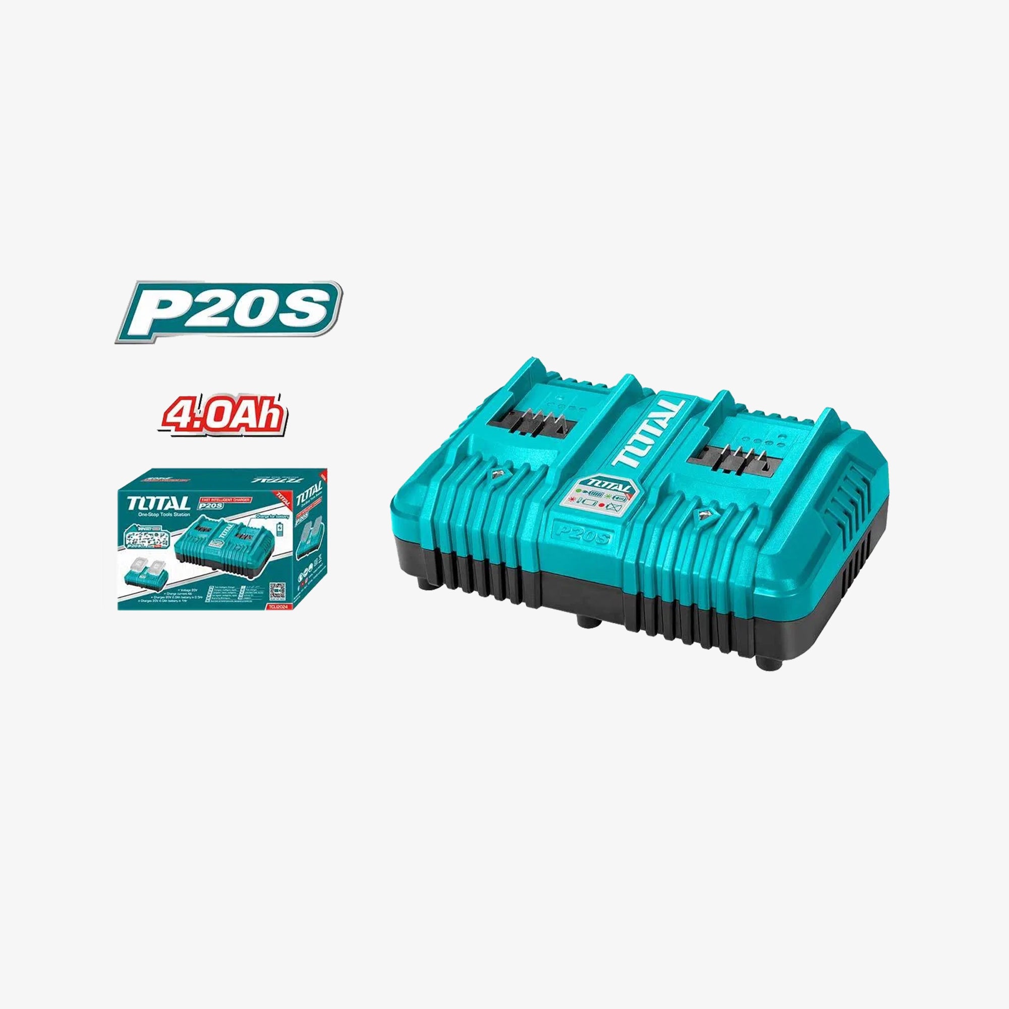 P20S Dual Port Fast Intelligent Charger TCLI2034