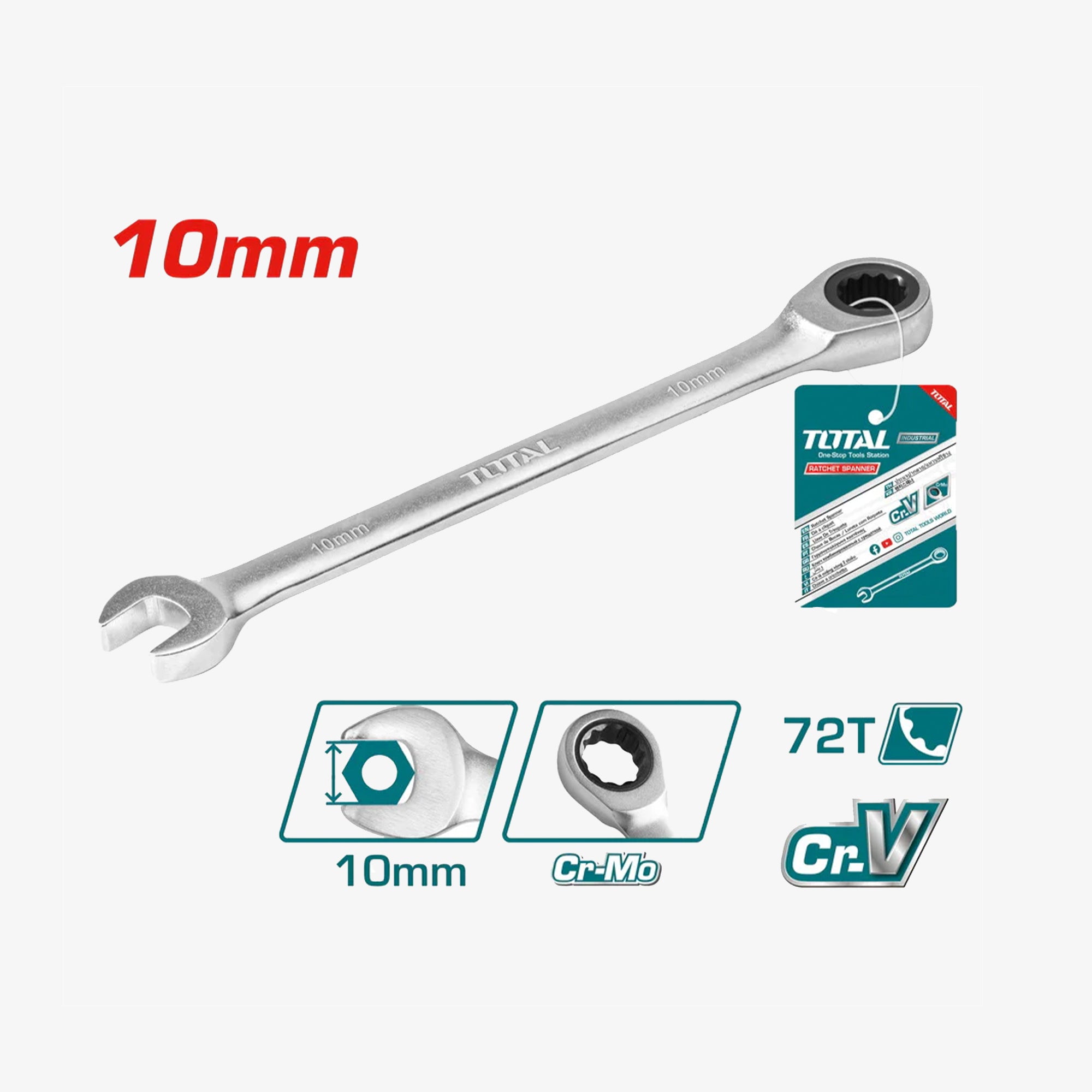 Ratchet Spanner Cr-V