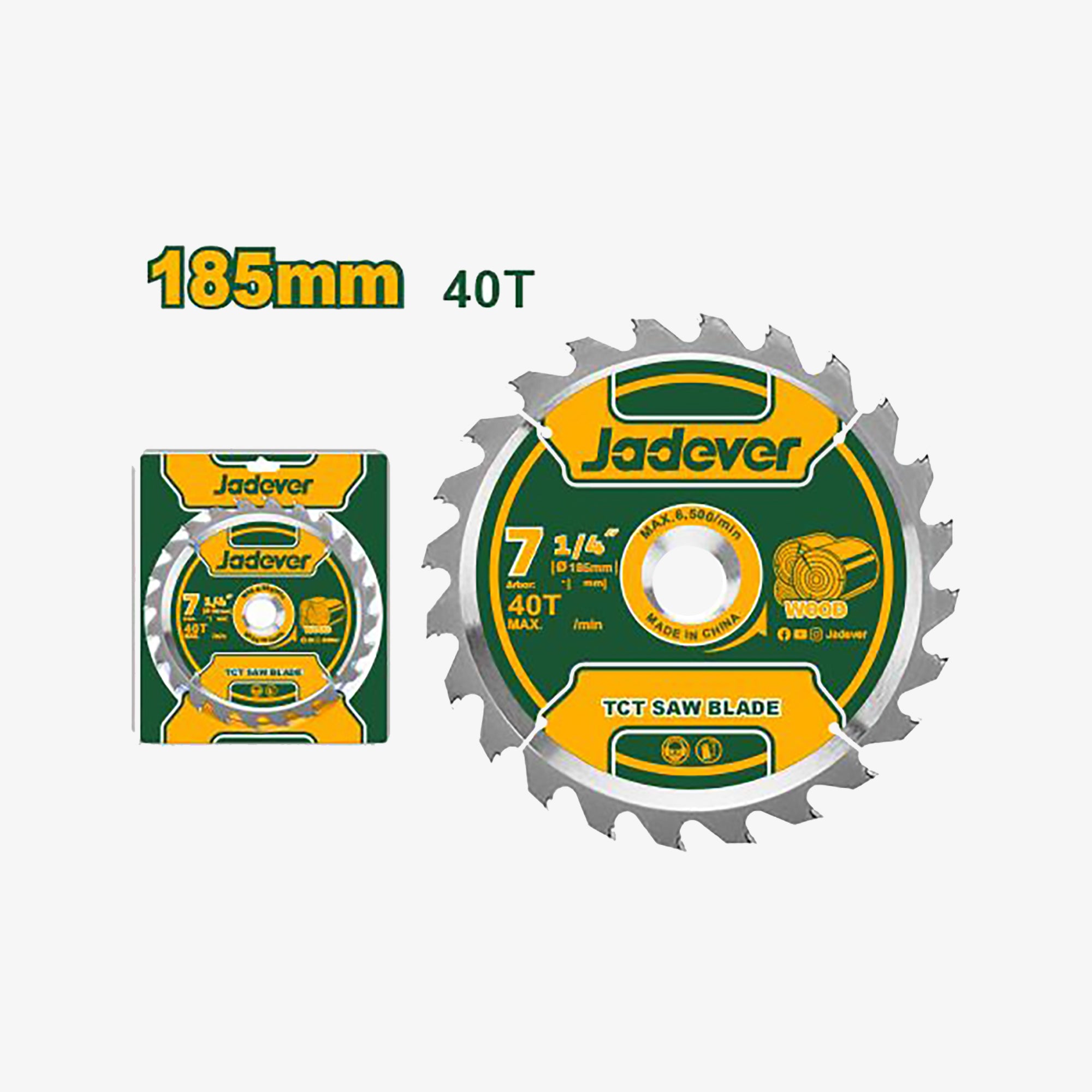TCT Saw Blade 210mm 24T JADEVER JDTC1K14