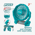 Cordless Fan 20V 7"