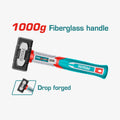 TOTAL Stoning Hammer 1000g Fiberglass Handle