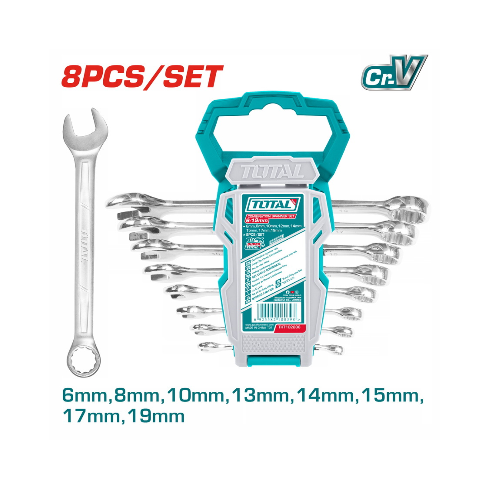 Combination Spanner Set 8pcs THT102286