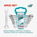 Double Open End Spanner Set 8pcs THT102386