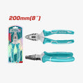TOTAL Combination Pliers 200mm Two-Color Handle