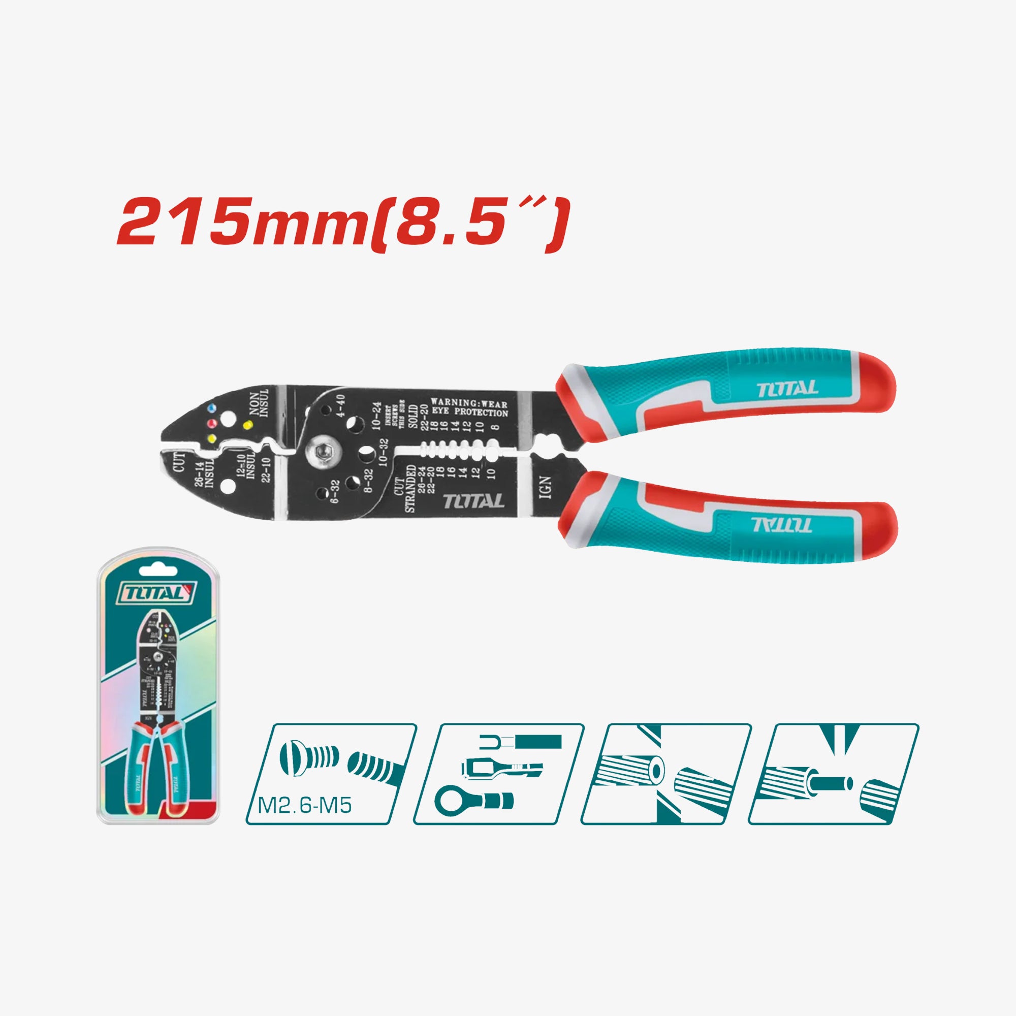 TOTAL Wire Stripper 215mm