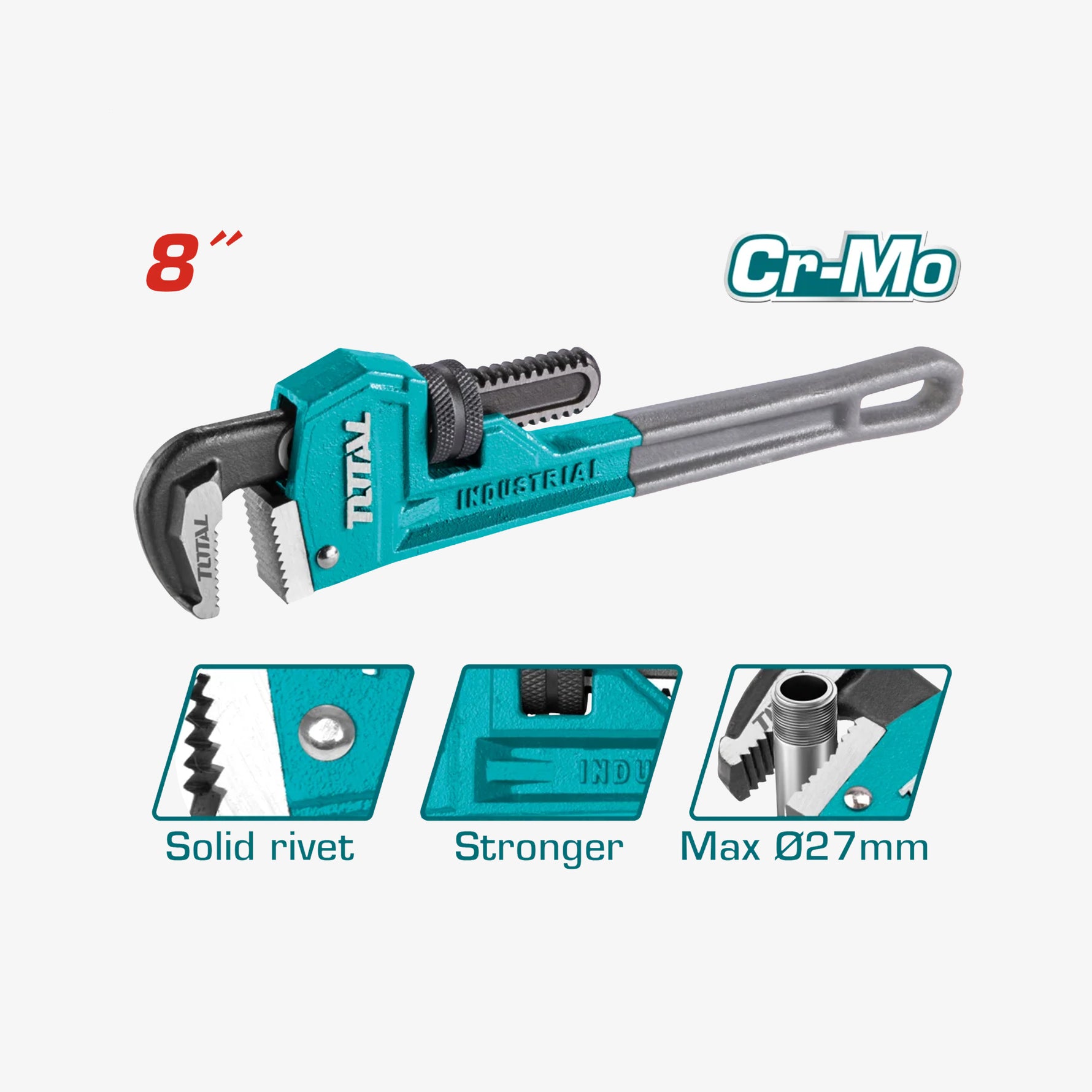 Pipe Wrench 8"