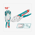 TOTAL Straight Jaw Locking Pliers 250mm