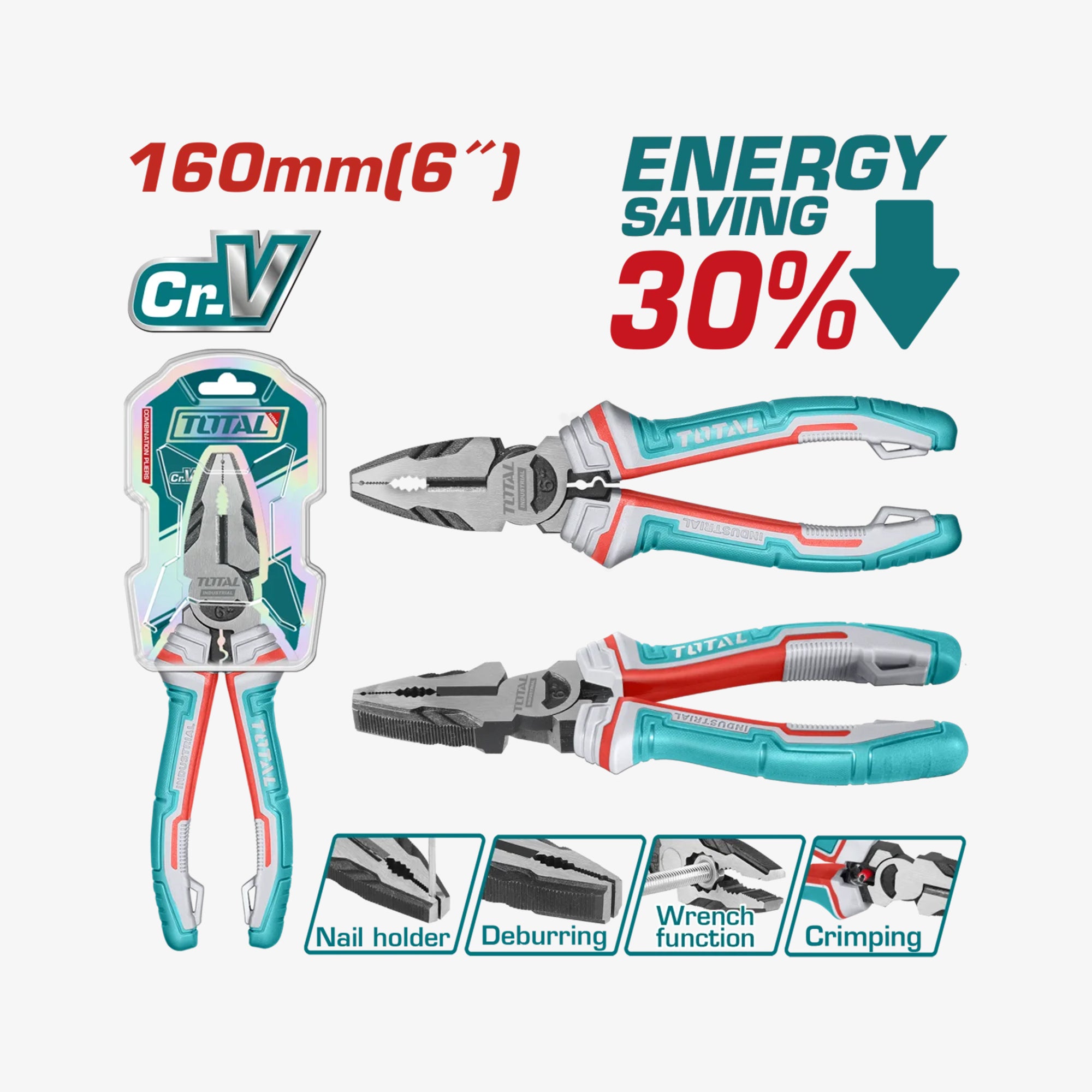 ដង្កៀបរួមបញ្ចូលគ្នា TOTAL High Leverage ទំហំ ១៦០ម.ម