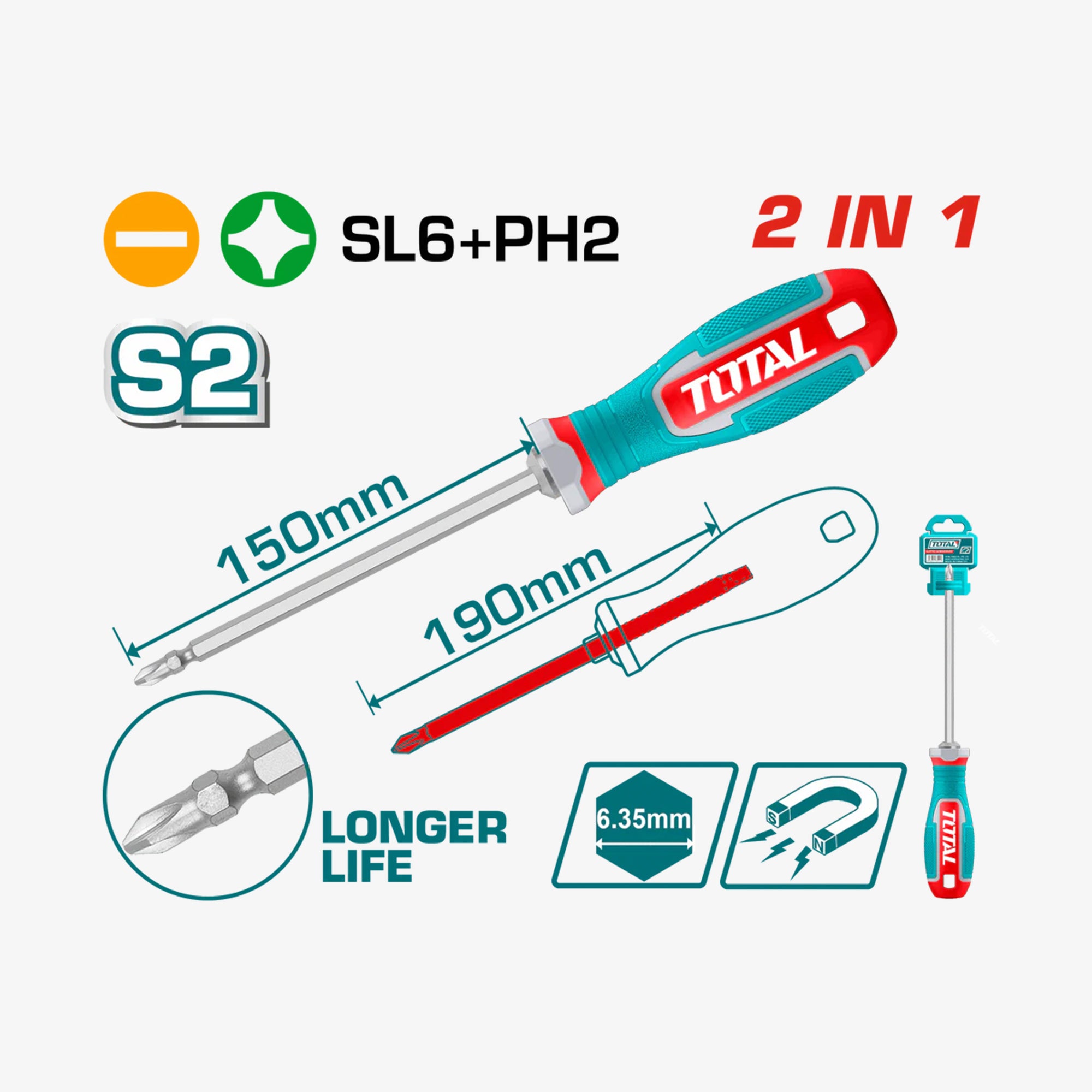 Screwdriver 2-in-1