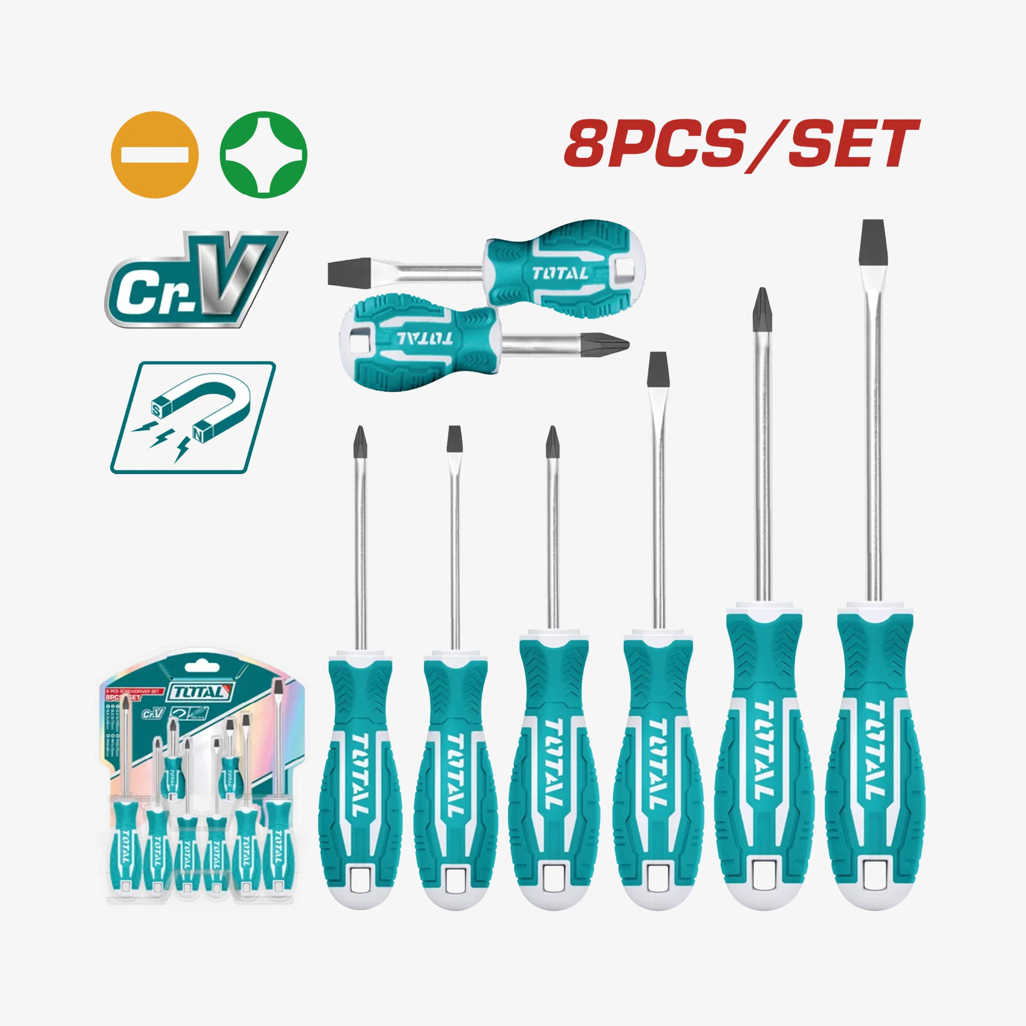 Screwdriver Set 8 Pcs