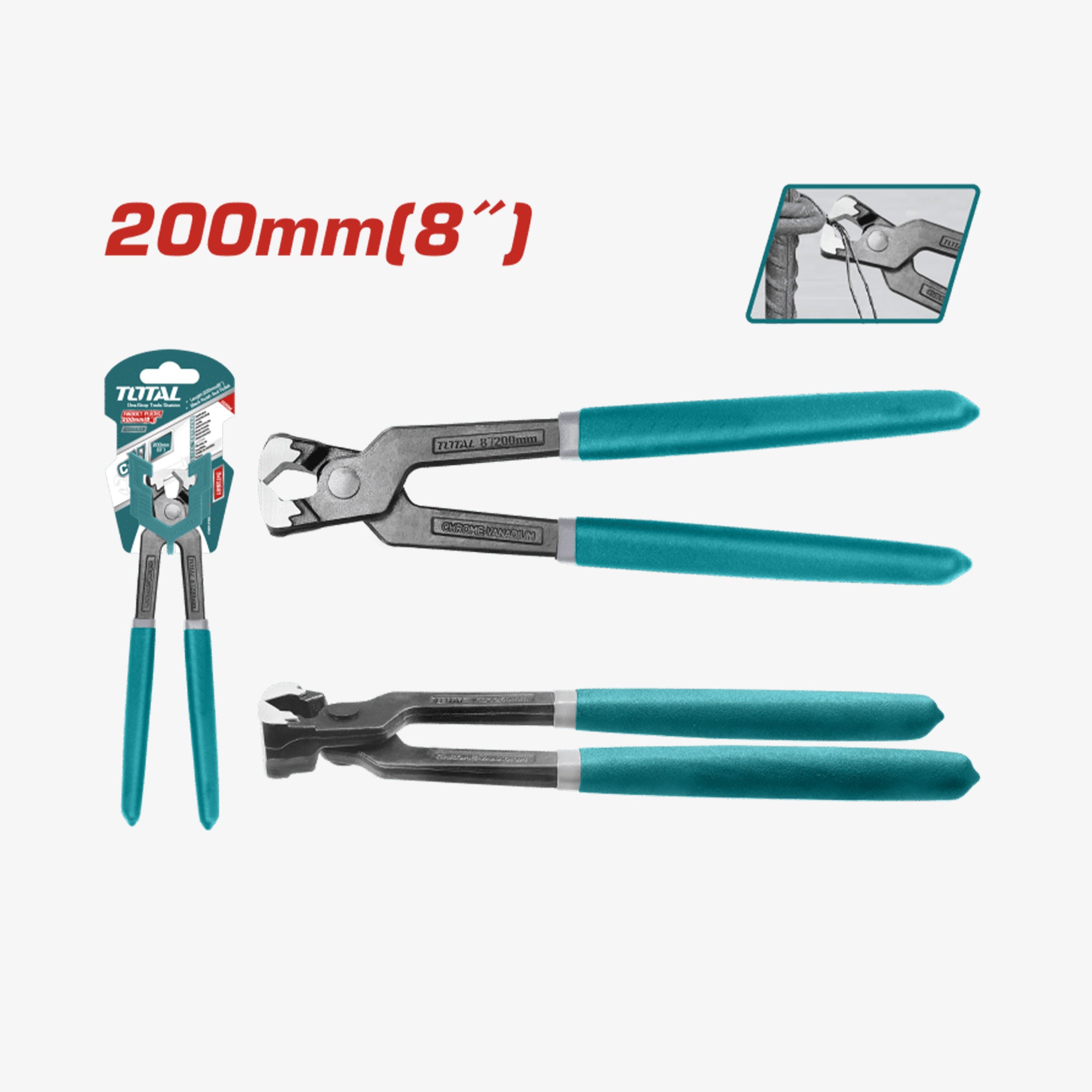 TOTAL Rabbet Pliers 228mm CR-V