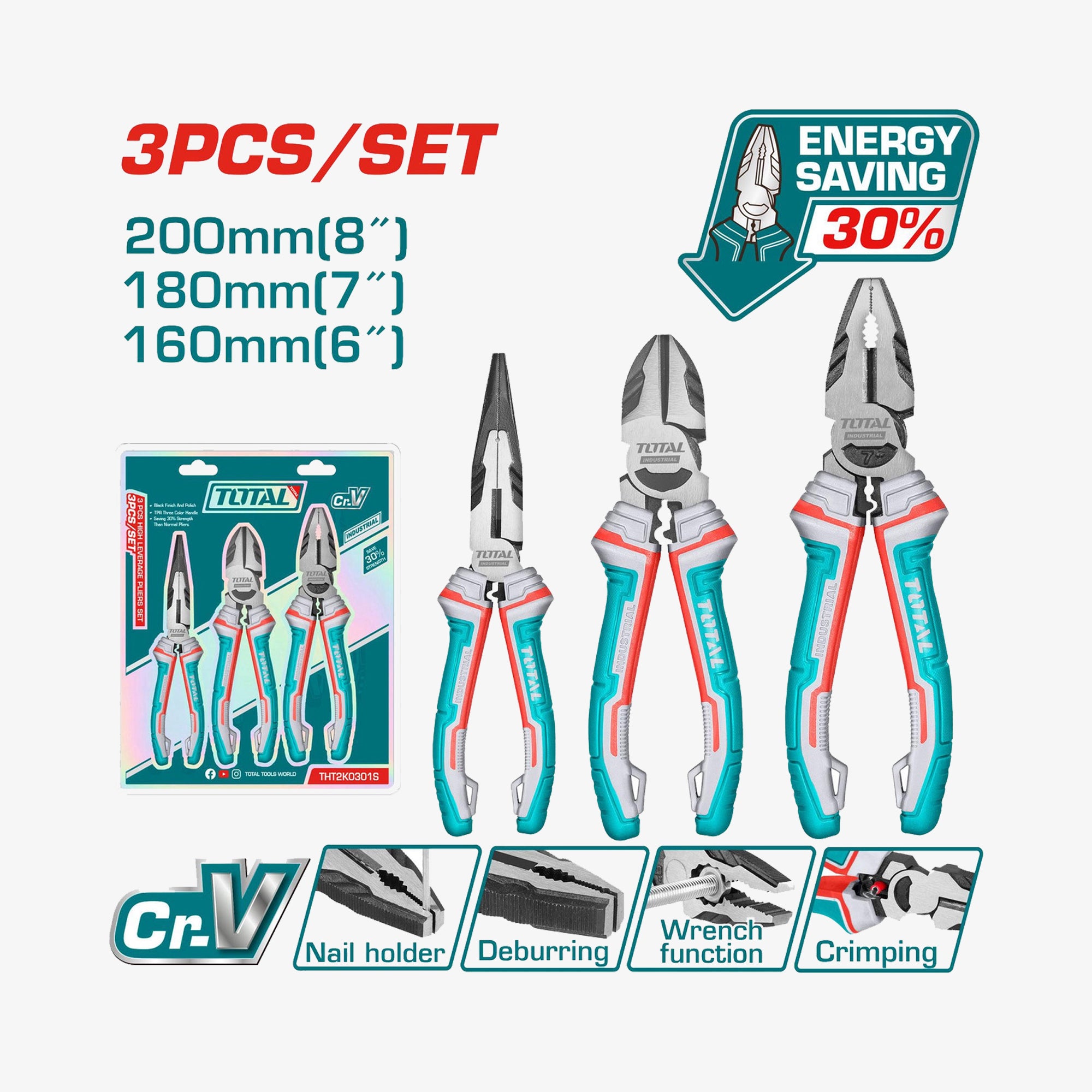 Pliers Set 3pcs