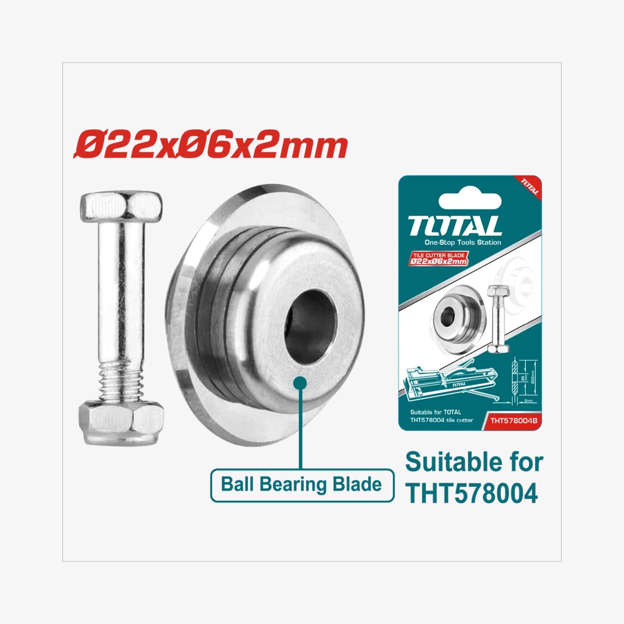 TOTAL Tile Cutter Scoring Wheel