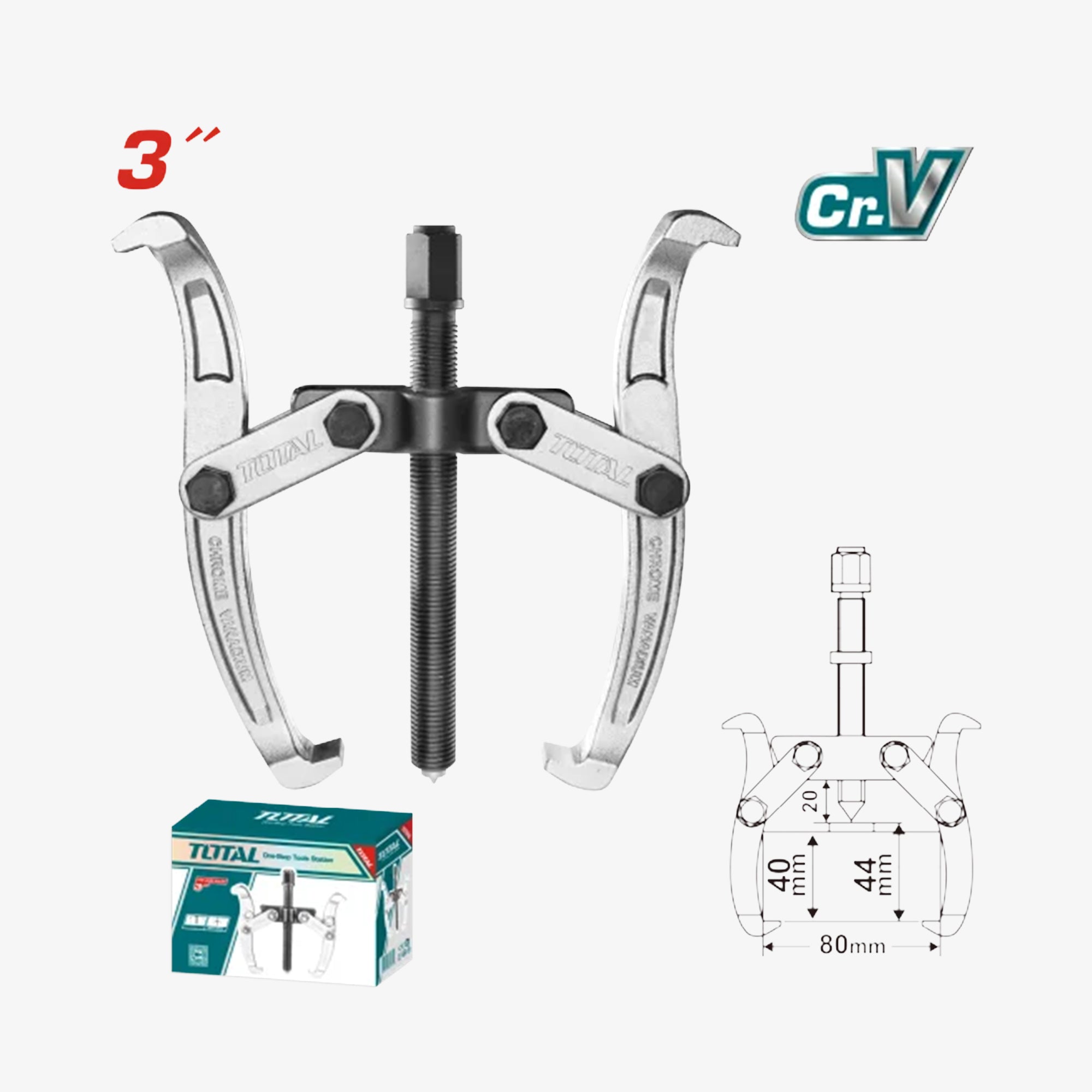 2-Jaw Gear Puller 3"