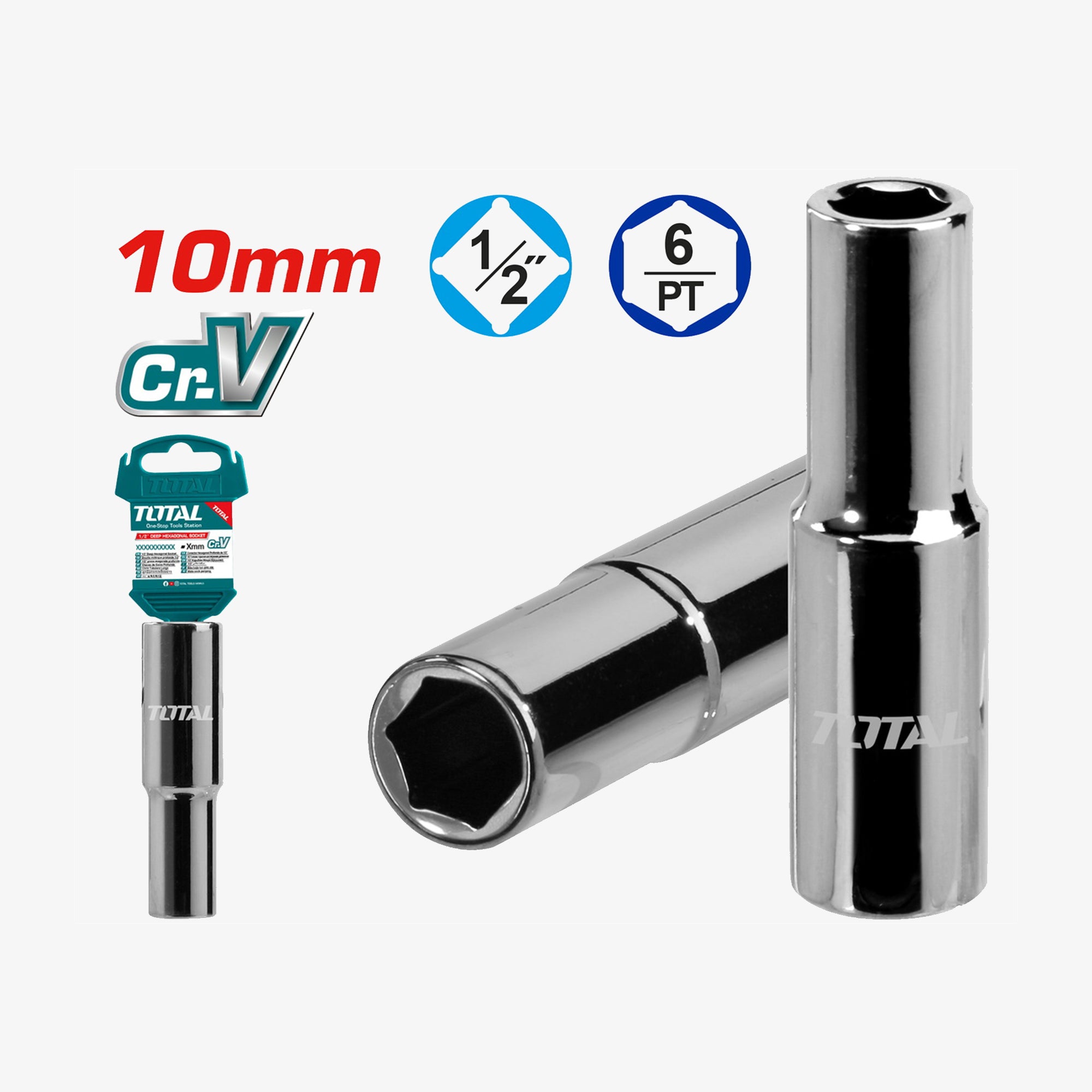 Deep Hexagonal Socket 1/2"