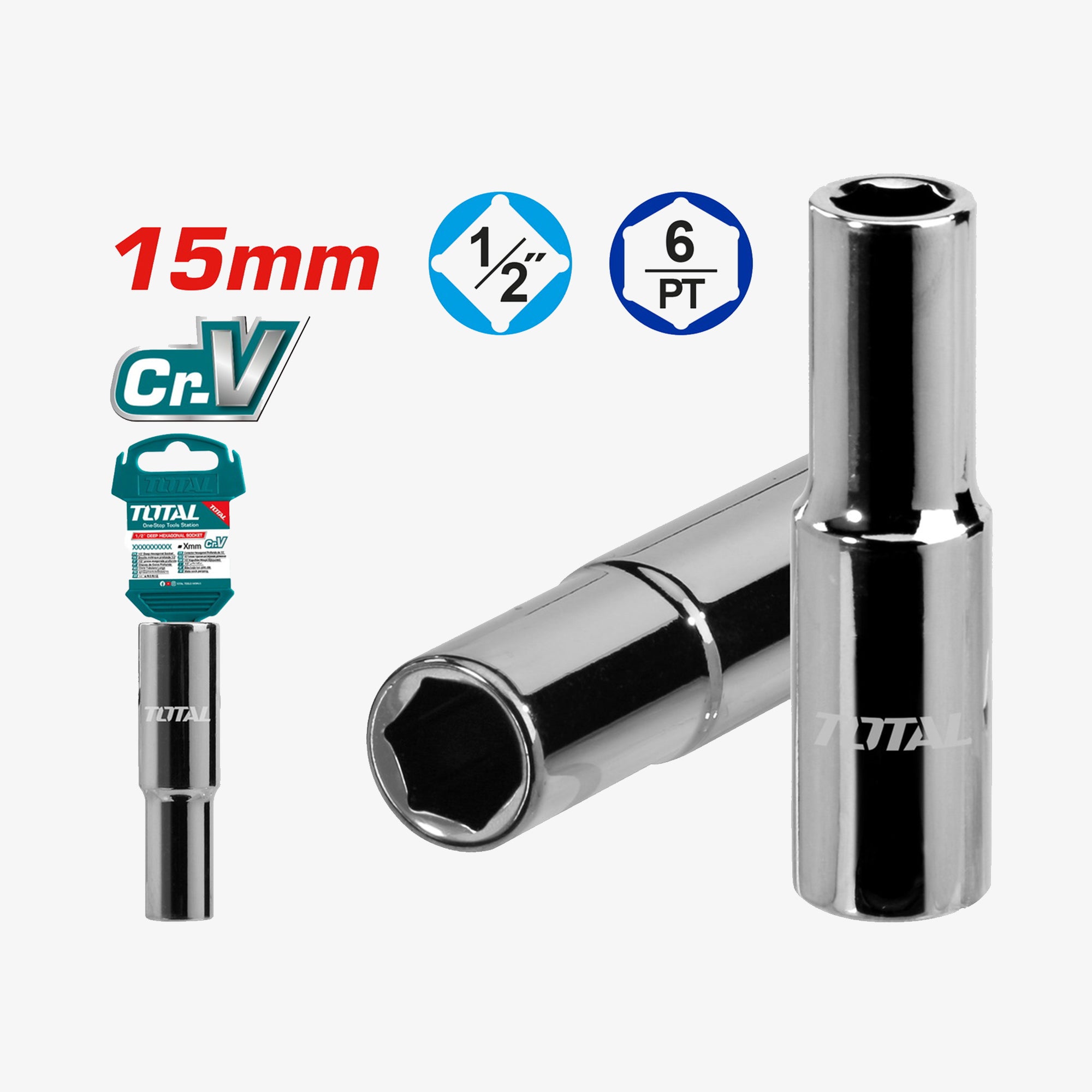 Deep Hexagonal Socket 1/2"