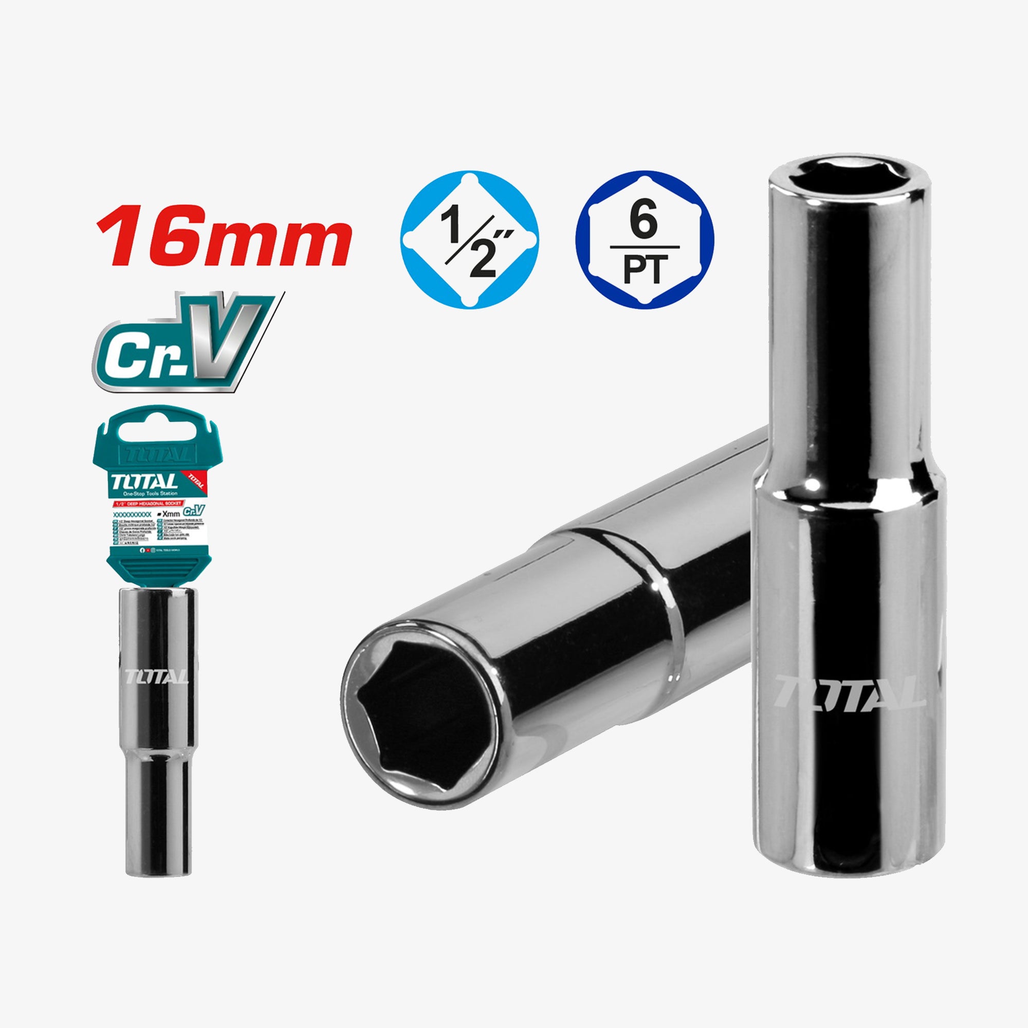Deep Hexagonal Socket 1/2"