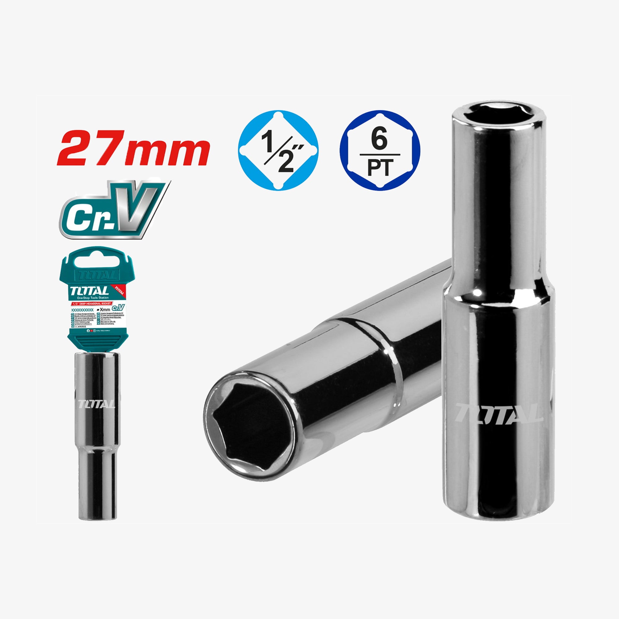 Deep Hexagonal Socket 1/2"