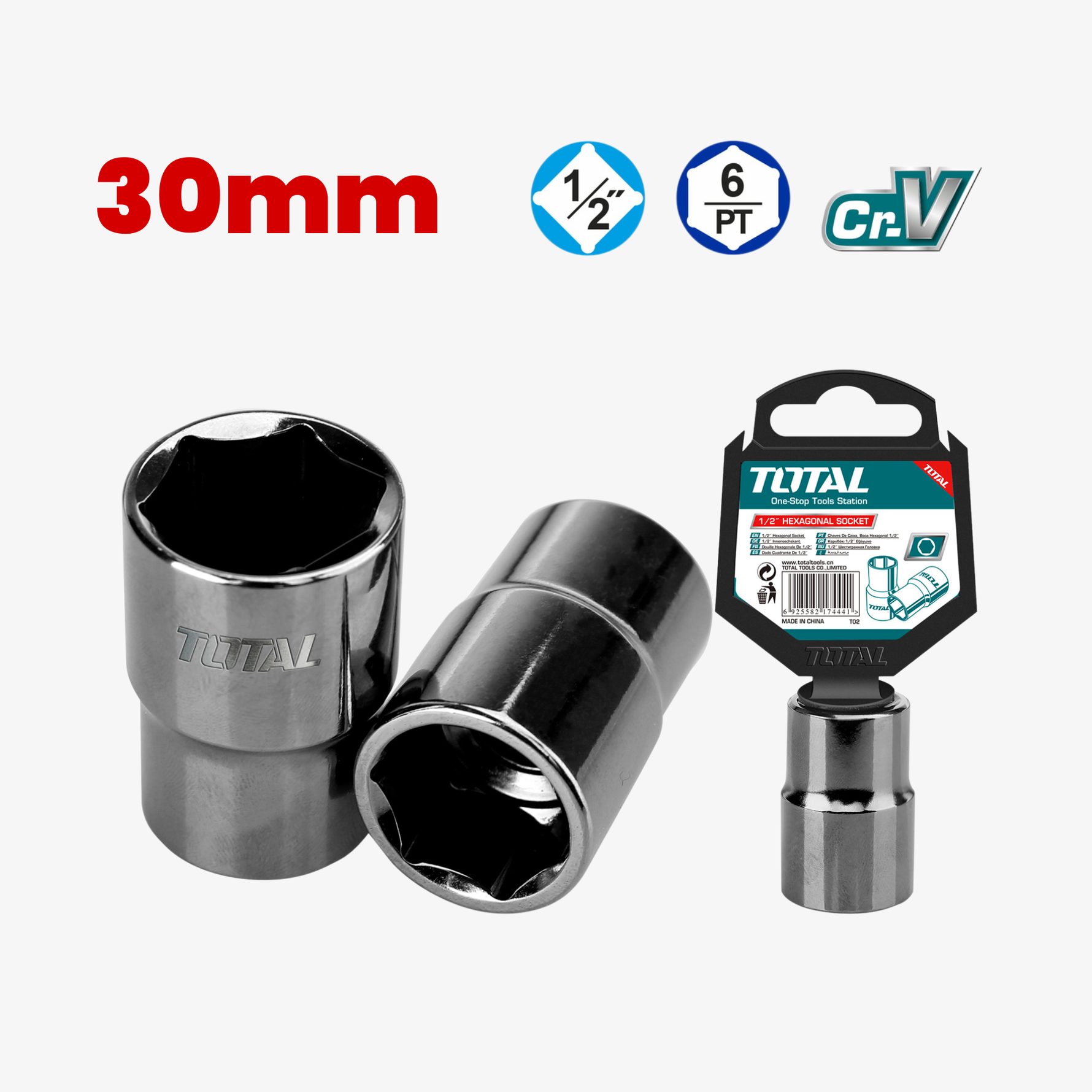 1/2" Hexagonal Socket