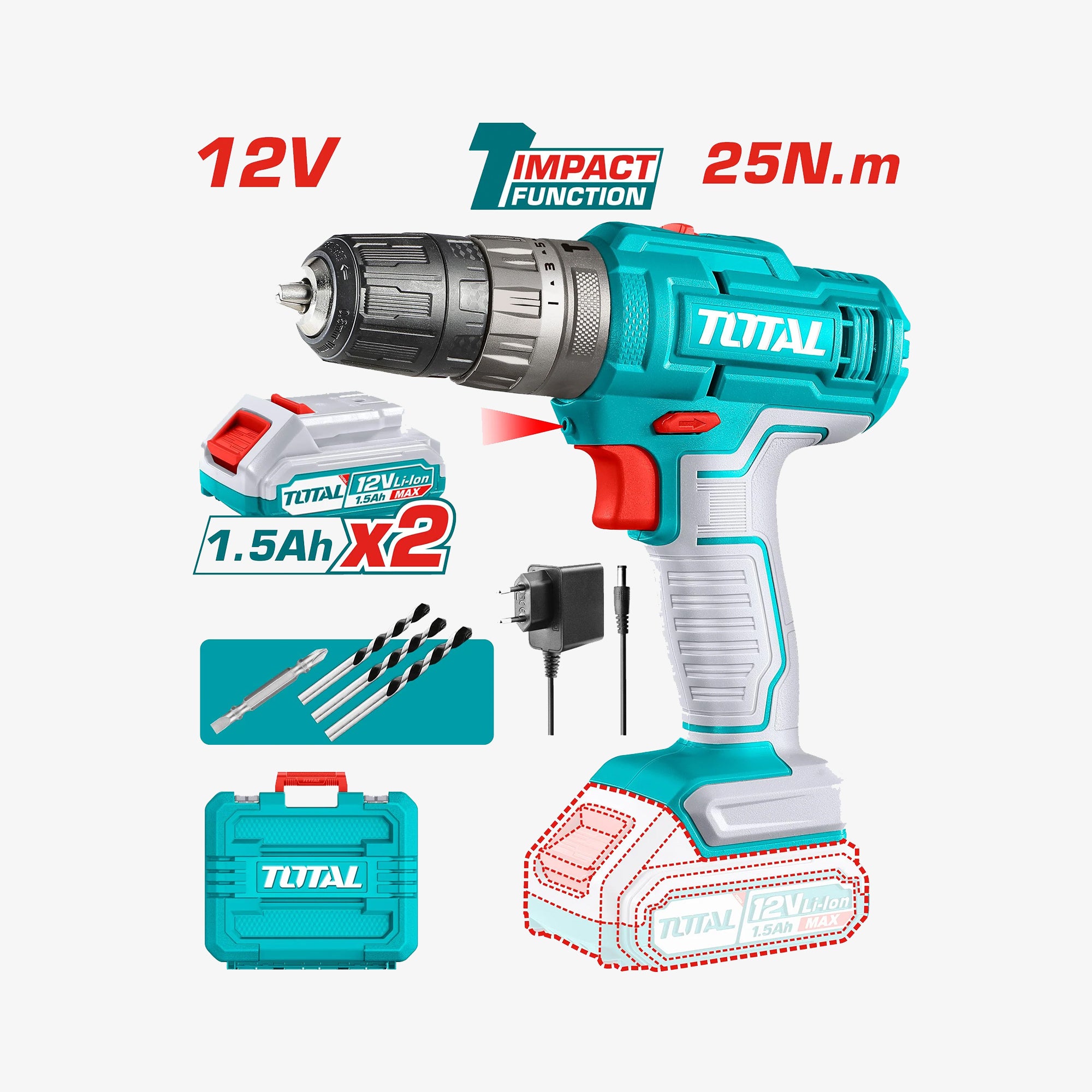 Cordless Impact Drill 12V