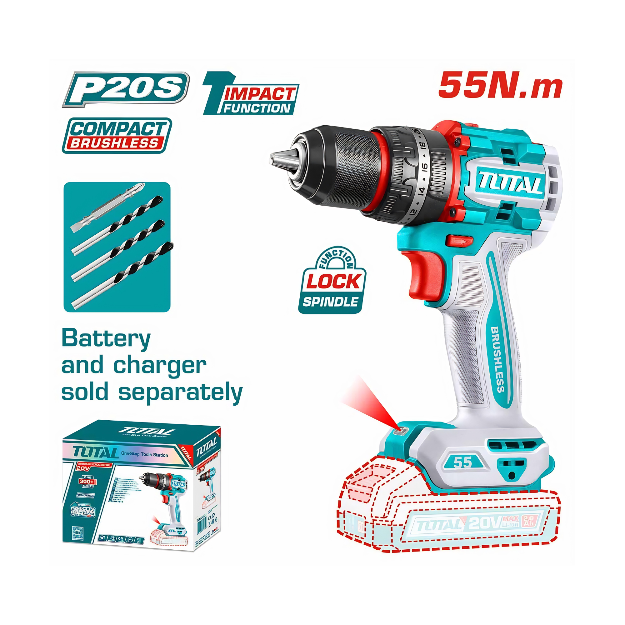 Cordless Impact Drill 20V