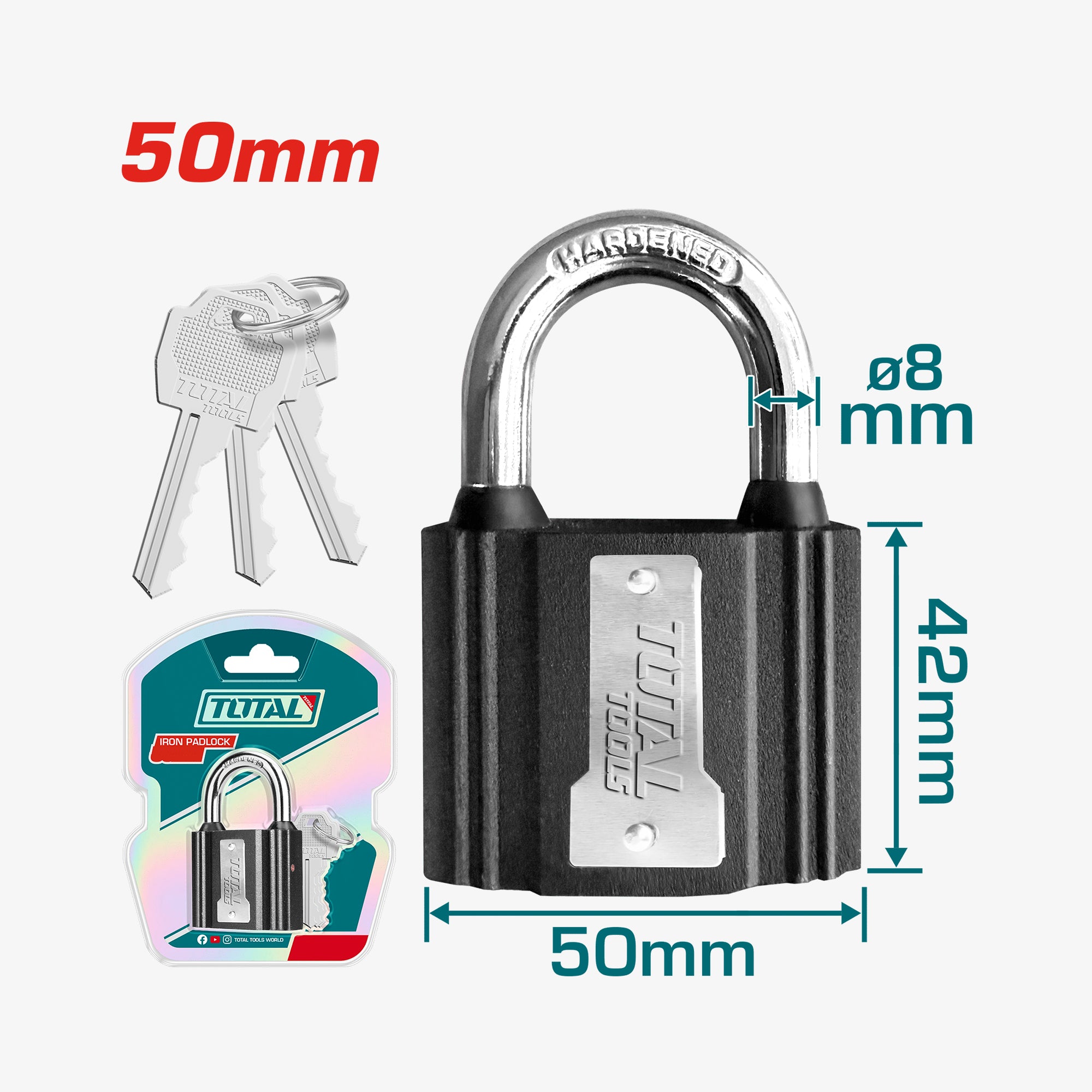 Iron Padlock 50mm