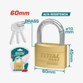 Brass Padlock 60mm