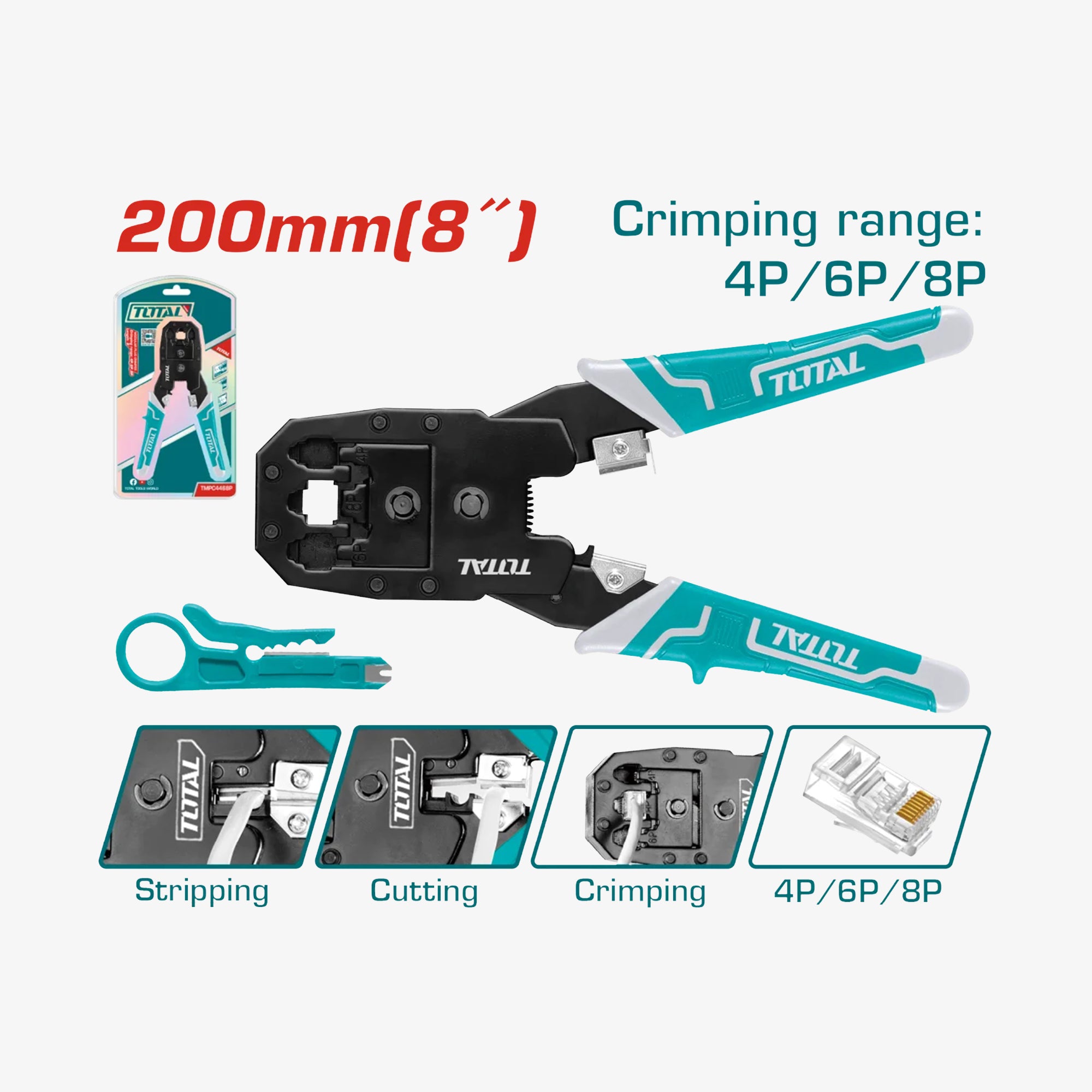 Modular Plug Crimper RJ45/RJ11
