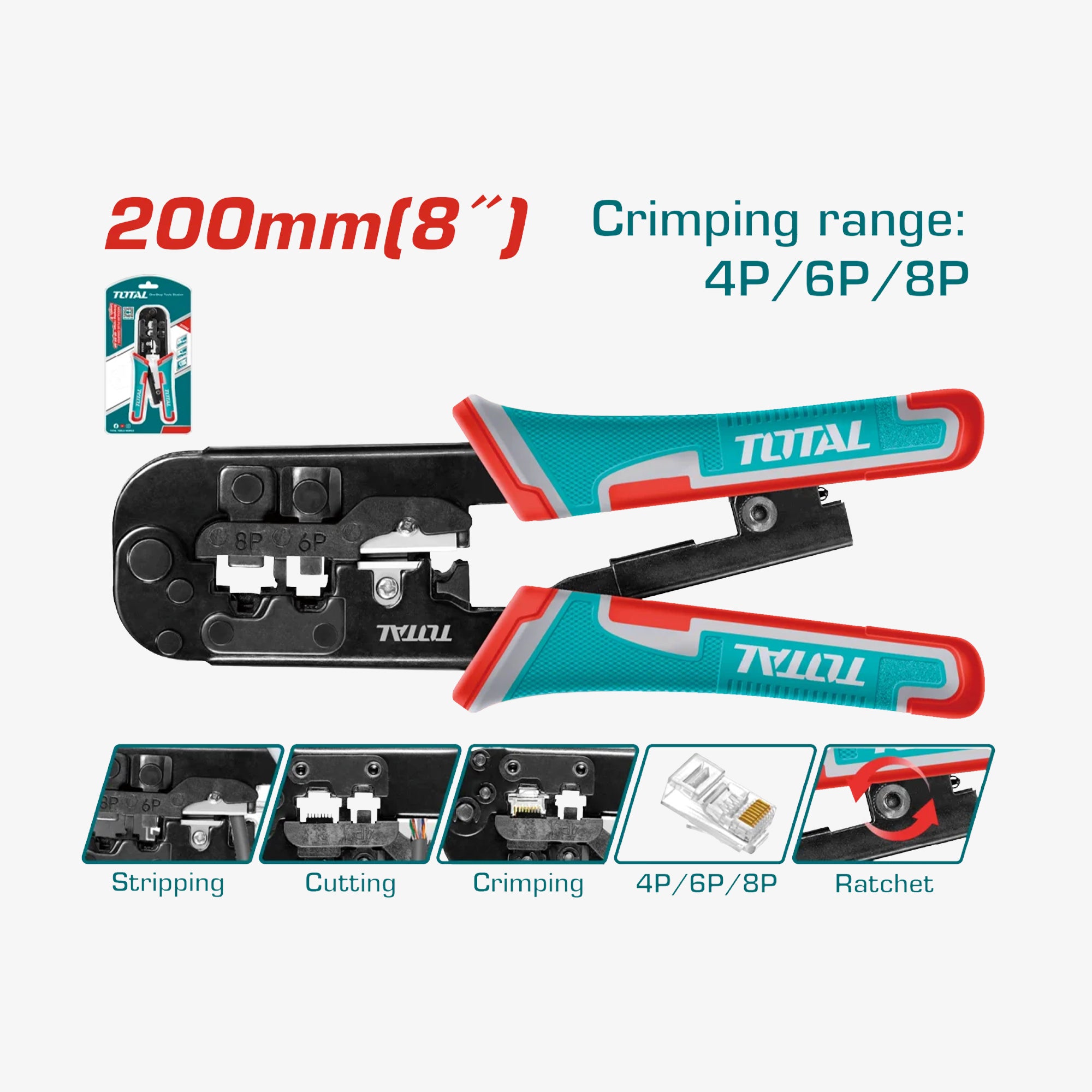 Modular Plug Crimper RJ45/RJ11