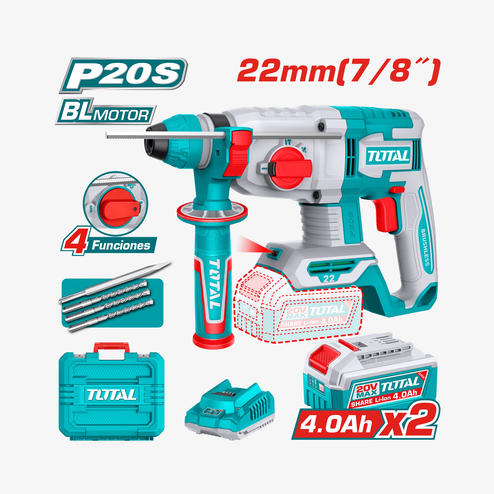 Cordless Rotary Hammer 20V
