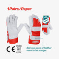 Cow Split Leather Work Gloves