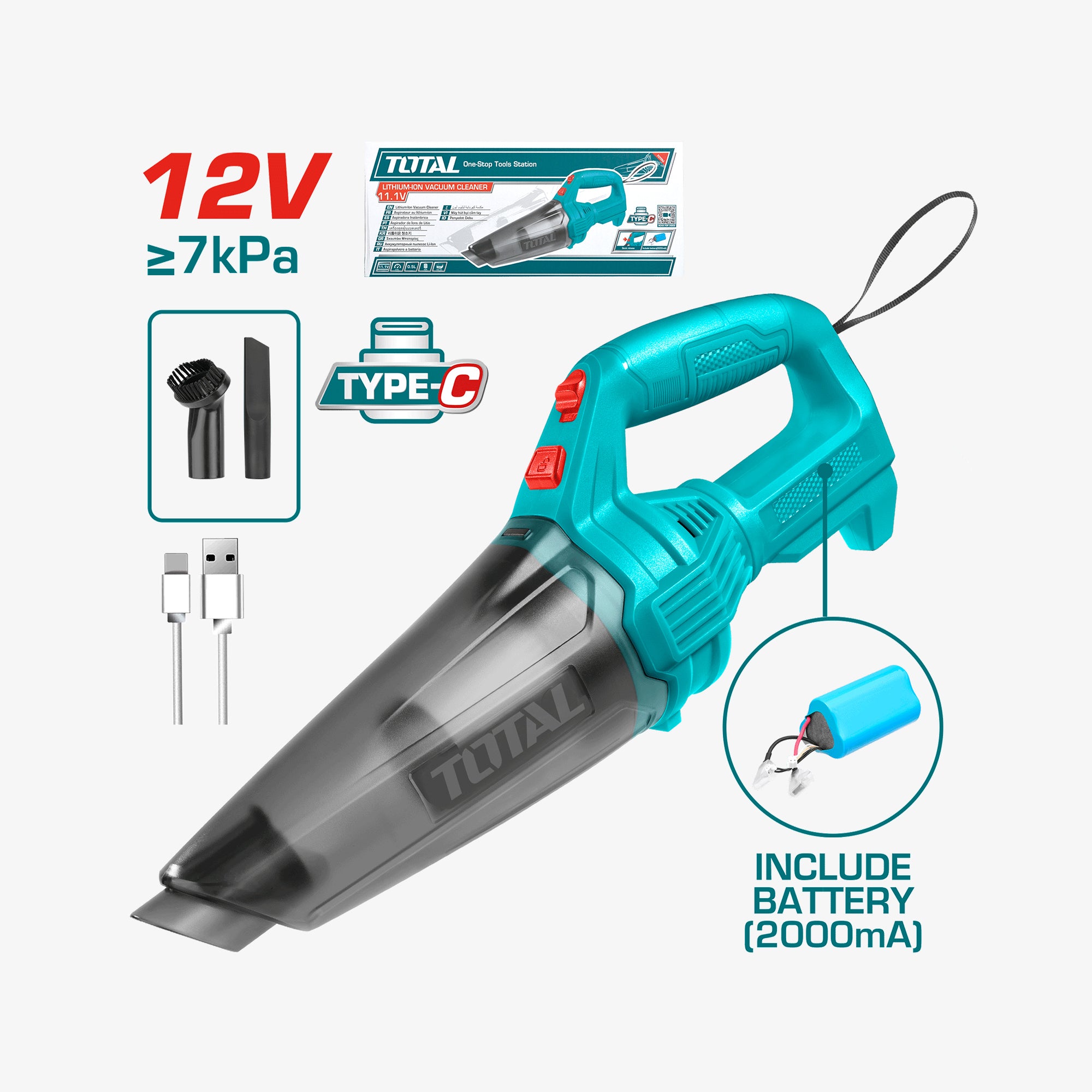 Cordless Vacuum Cleaner 12V