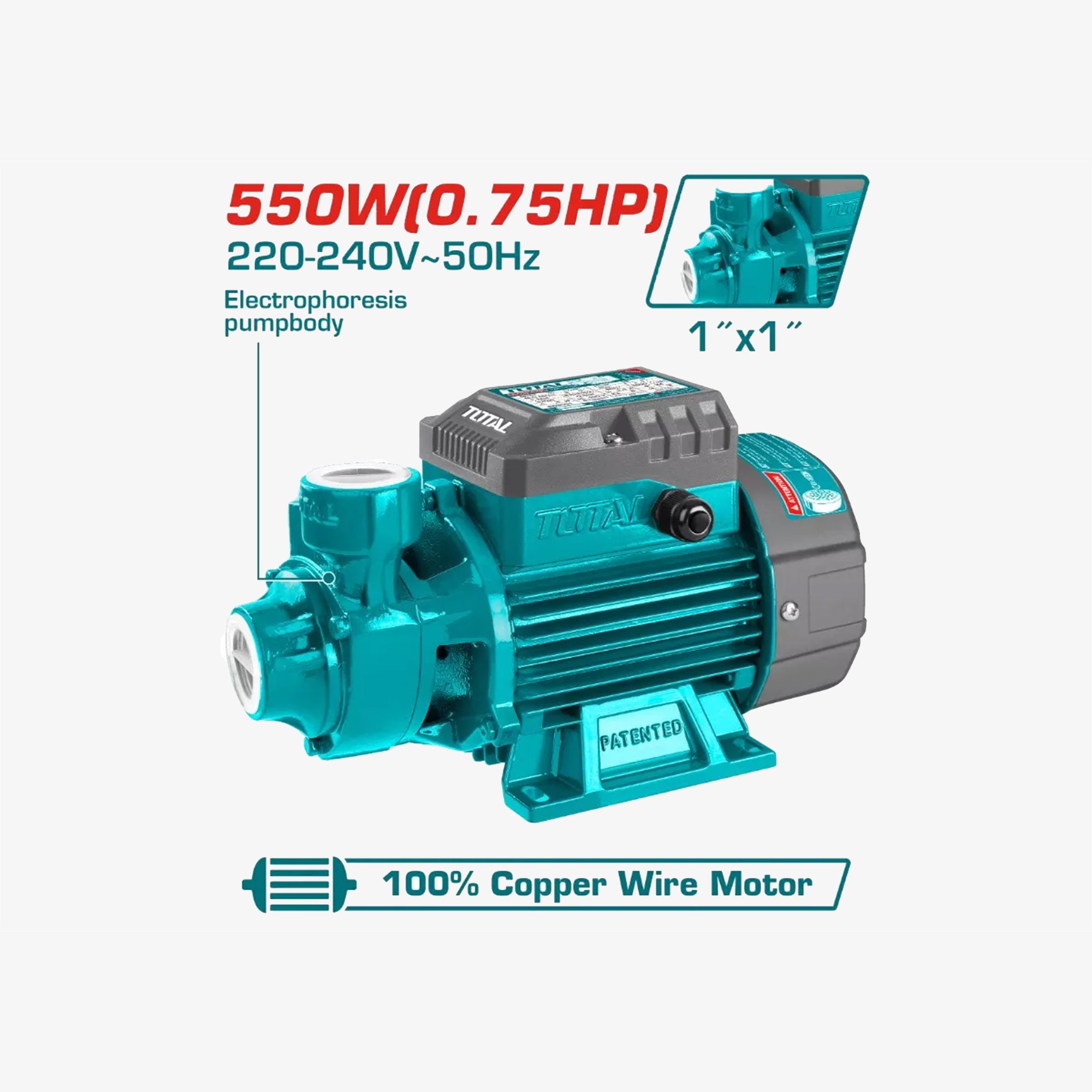 Peripheral Pump 550W