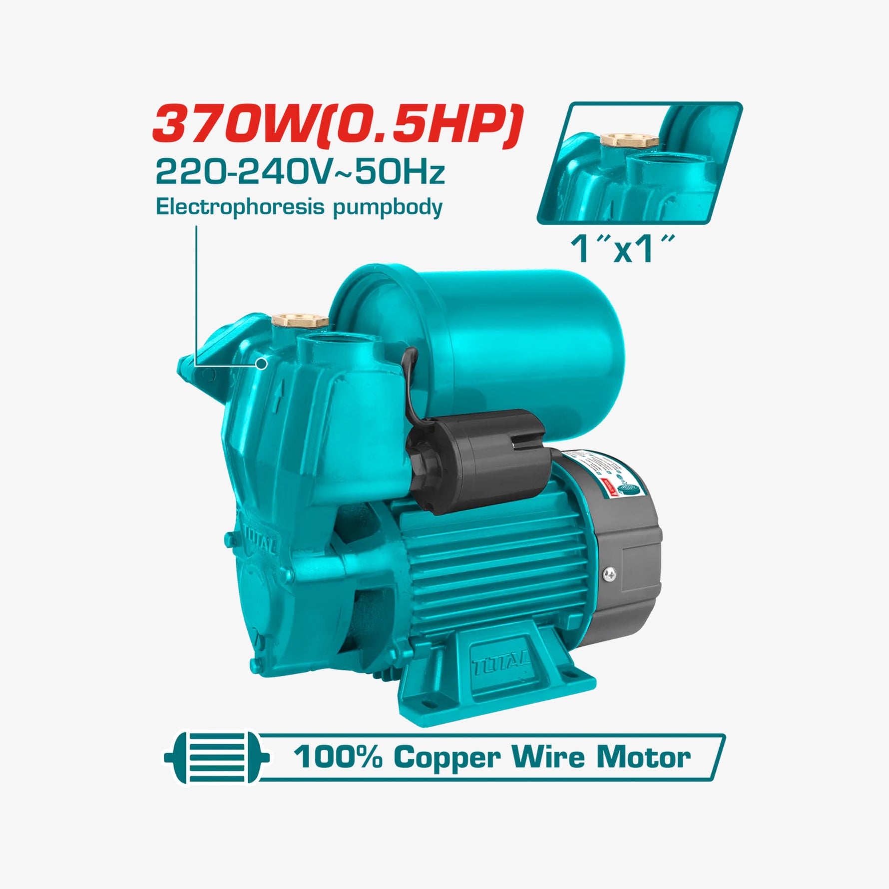 Automatic Self-Priming Peripheral Pump 370W